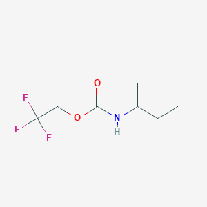 molecular formula C7H12F3NO2 B6144212 2,2,2-trifluoroethyl N-(butan-2-yl)carbamate CAS No. 1221725-57-0