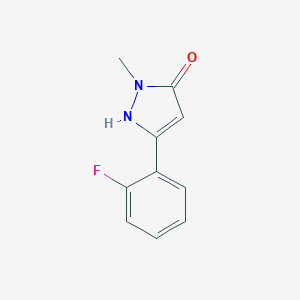 B061443 5-(2-fluorophenyl)-2-methyl-2H-pyrazol-3-ol CAS No. 179117-86-3