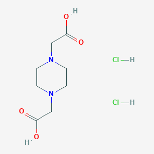 molecular formula C8H16Cl2N2O4 B6144374 2-[4-(carboxymethyl)piperazin-1-yl]acetic acid dihydrochloride CAS No. 127178-07-8