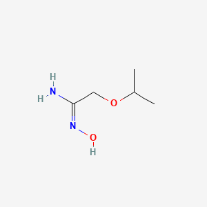 molecular formula C5H12N2O2 B6144379 N'-hydroxy-2-(propan-2-yloxy)ethanimidamide CAS No. 1016754-49-6