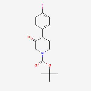 tert-butyl 4-(4-fluorophenyl)-3-oxopiperidine-1-carboxylate