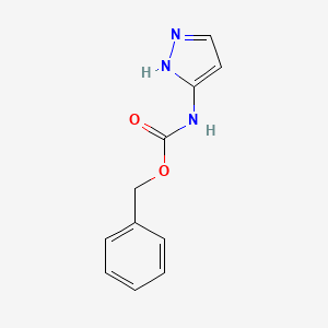molecular formula C11H11N3O2 B6144444 benzyl N-(1H-pyrazol-5-yl)carbamate CAS No. 1249139-55-6