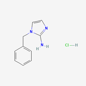 molecular formula C10H12ClN3 B6144523 1-benzyl-1H-imidazol-2-amine hydrochloride CAS No. 22944-66-7