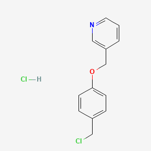 3-[4-(chloromethyl)phenoxymethyl]pyridine hydrochloride