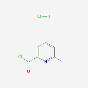 molecular formula C7H7Cl2NO B6144540 6-methylpyridine-2-carbonyl chloride hydrochloride CAS No. 60373-34-4