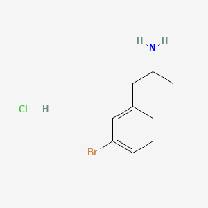 molecular formula C9H13BrClN B6144547 1-(3-bromophenyl)propan-2-amine hydrochloride CAS No. 1210708-61-4