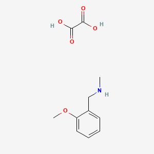 molecular formula C11H15NO5 B6144613 [(2-methoxyphenyl)methyl](methyl)amine, oxalic acid CAS No. 1239714-59-0