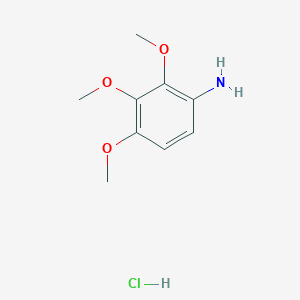 molecular formula C9H14ClNO3 B6144686 2,3,4-trimethoxyaniline hydrochloride CAS No. 860586-41-0