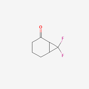 molecular formula C7H8F2O B6144723 7,7-difluorobicyclo[4.1.0]heptan-2-one CAS No. 1251923-13-3