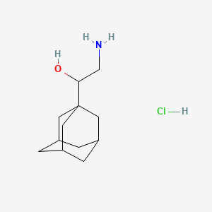 molecular formula C12H22ClNO B6145000 1-(adamantan-1-yl)-2-aminoethan-1-ol hydrochloride CAS No. 76066-33-6