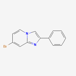 molecular formula C13H9BrN2 B6146774 7-溴-2-苯基咪唑并[1,2-a]吡啶 CAS No. 1018814-40-8