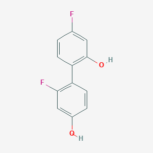 molecular formula C12H8F2O2 B6146848 2',4-difluoro-[1,1'-biphenyl]-2,4'-diol CAS No. 1261944-29-9