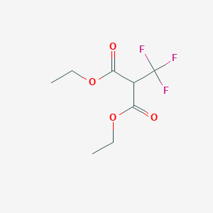 molecular formula C8H11F3O4 B6147149 1,3-diethyl 2-(trifluoromethyl)propanedioate CAS No. 5828-96-6
