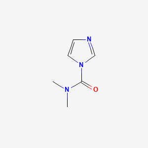 molecular formula C6H9N3O B6147730 N,N-dimethyl-1H-imidazole-1-carboxamide CAS No. 69829-55-6