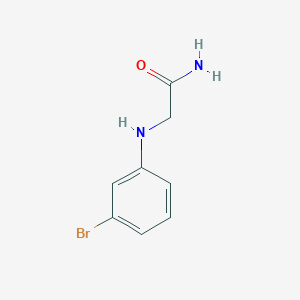 2-[(3-bromophenyl)amino]acetamide