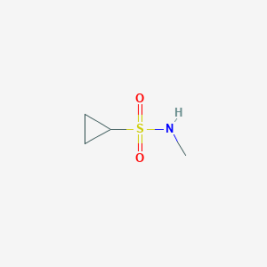 molecular formula C4H9NO2S B6148287 N-methylcyclopropanesulfonamide CAS No. 180891-39-8