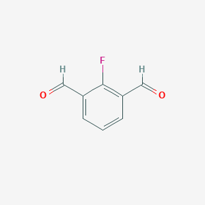 molecular formula C8H5FO2 B061501 2-Fluorobenzene-1,3-dicarbaldehyde CAS No. 170502-72-4