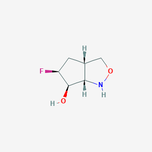 1H-Cyclopent[c]isoxazol-6-ol,5-fluorohexahydro-,[3aS-(3aalpha,5alpha,6alpha,6aalpha)]-