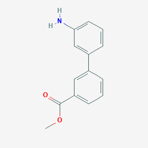 molecular formula C14H13NO2 B061520 3-(3-氨基苯基)苯甲酸甲酯 CAS No. 168619-25-8