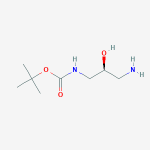molecular formula C8H18N2O3 B6153336 叔丁基N-[(2S)-3-氨基-2-羟基丙基]氨基甲酸酯 CAS No. 853944-08-8