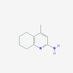 molecular formula C10H14N2 B061548 4-Methyl-5,6,7,8-tetrahydroquinolin-2-amine CAS No. 179555-21-6