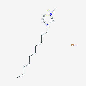 molecular formula C14H27BrN2 B061554 1-Decyl-3-methylimidazolium bromide CAS No. 188589-32-4