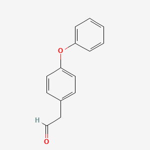 molecular formula C14H12O2 B6155804 2-(4-phenoxyphenyl)acetaldehyde CAS No. 202825-61-4