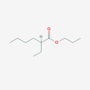 molecular formula C11H22O2 B061577 Propyl 2-ethylhexanoate CAS No. 172354-89-1