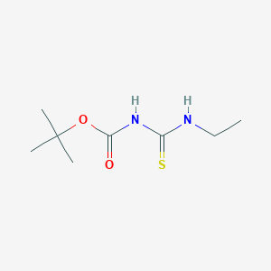 molecular formula C8H16N2O2S B061578 tert-Butyl (ethylcarbamothioyl)carbamate CAS No. 180150-75-8