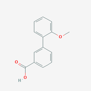 molecular formula C14H12O3 B061581 3-(2-Methoxyphenyl)benzoic acid CAS No. 168618-47-1