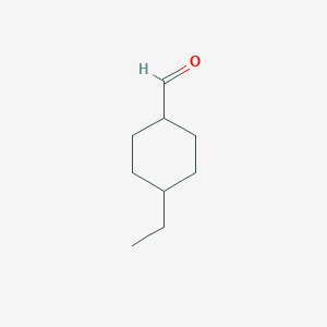 molecular formula C9H16O B061582 4-Ethylcyclohexane-1-carbaldehyde CAS No. 167545-47-3