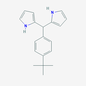 molecular formula C19H22N2 B061591 2-[(4-tert-butylphenyl)-(1H-pyrrol-2-yl)methyl]-1H-pyrrole CAS No. 167482-98-6