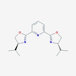 molecular formula C17H23N3O2 B061598 (S,S)-2,6-Bis(4-isopropyl-2-oxazolin-2-yl)pyridine CAS No. 173829-03-3