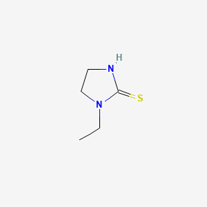 molecular formula C5H10N2S B6160097 1-乙基咪唑烷-2-硫酮 CAS No. 29704-02-7