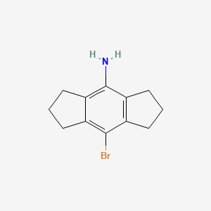 molecular formula C12H14BrN B6160173 8-bromo-1,2,3,5,6,7-hexahydro-s-indacen-4-amine CAS No. 1995037-57-4