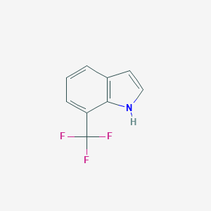 molecular formula C9H6F3N B061620 7-(trifluoromethyl)-1H-indole CAS No. 172217-02-6