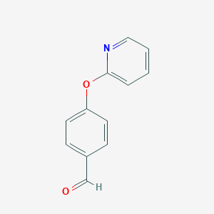 molecular formula C12H9NO2 B061630 4-(吡啶-2-基氧基)苯甲醛 CAS No. 194017-69-1