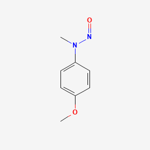 molecular formula C8H10N2O2 B6163126 4-methoxy-N-methyl-N-nitrosoaniline CAS No. 940-11-4