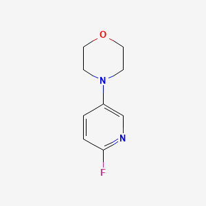 molecular formula C9H11FN2O B6163437 4-(6-fluoropyridin-3-yl)morpholine CAS No. 1801986-12-8