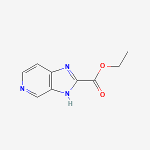 molecular formula C9H9N3O2 B6166104 ethyl 3H-imidazo[4,5-c]pyridine-2-carboxylate CAS No. 214778-28-6