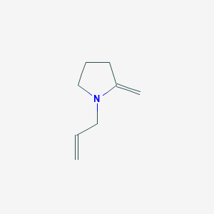 molecular formula C8H13N B061686 1-Allyl-2-methylenepyrrolidine CAS No. 184288-52-6