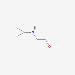 molecular formula C6H13NO B061688 N-(2-甲氧基乙基)环丙胺 CAS No. 178366-15-9