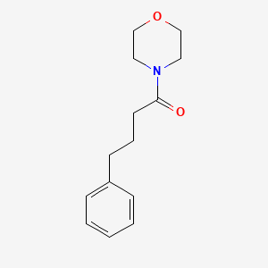 molecular formula C14H19NO2 B6168862 1-(morpholin-4-yl)-4-phenylbutan-1-one CAS No. 61123-44-2