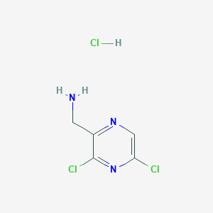 1-(3,5-dichloropyrazin-2-yl)methanamine hydrochloride