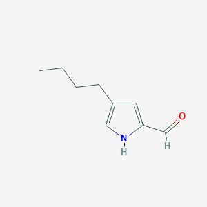 molecular formula C9H13NO B061692 4-butyl-1H-pyrrole-2-carbaldehyde CAS No. 179928-26-8