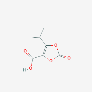 B061698 2-oxo-5-propan-2-yl-1,3-dioxole-4-carboxylic Acid CAS No. 188525-84-0