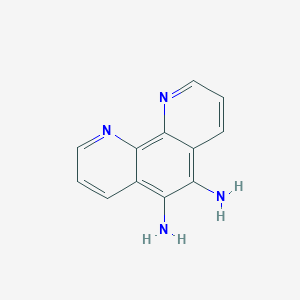 molecular formula C12H10N4 B061705 5,6-二氨基-1,10-菲啰啉 CAS No. 168646-54-6