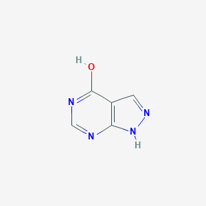 molecular formula C5H4N4O B061711 别嘌呤醇 CAS No. 180749-07-9