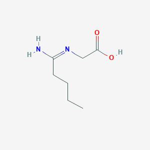 molecular formula C7H14N2O2 B061729 戊酰胺基氨基乙酸 CAS No. 193140-43-1