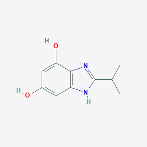B061738 2-Isopropyl-1H-benzo[d]imidazole-4,6-diol CAS No. 192696-44-9